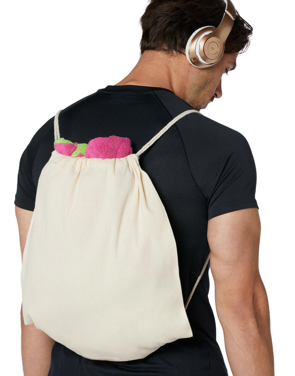 Baby Canvas Cotton Drawstring Backpack