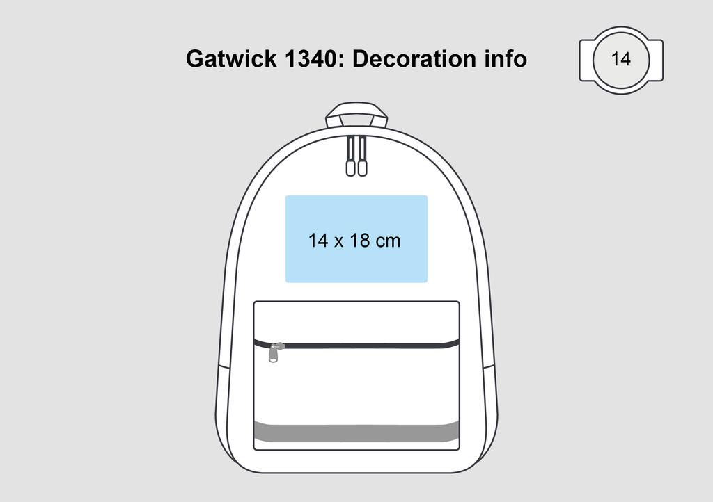Gatwick Hi-Vis Backpack