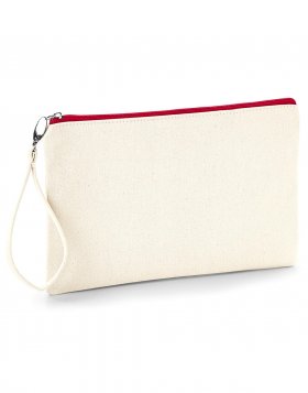 Canvas Wristlet Pouch