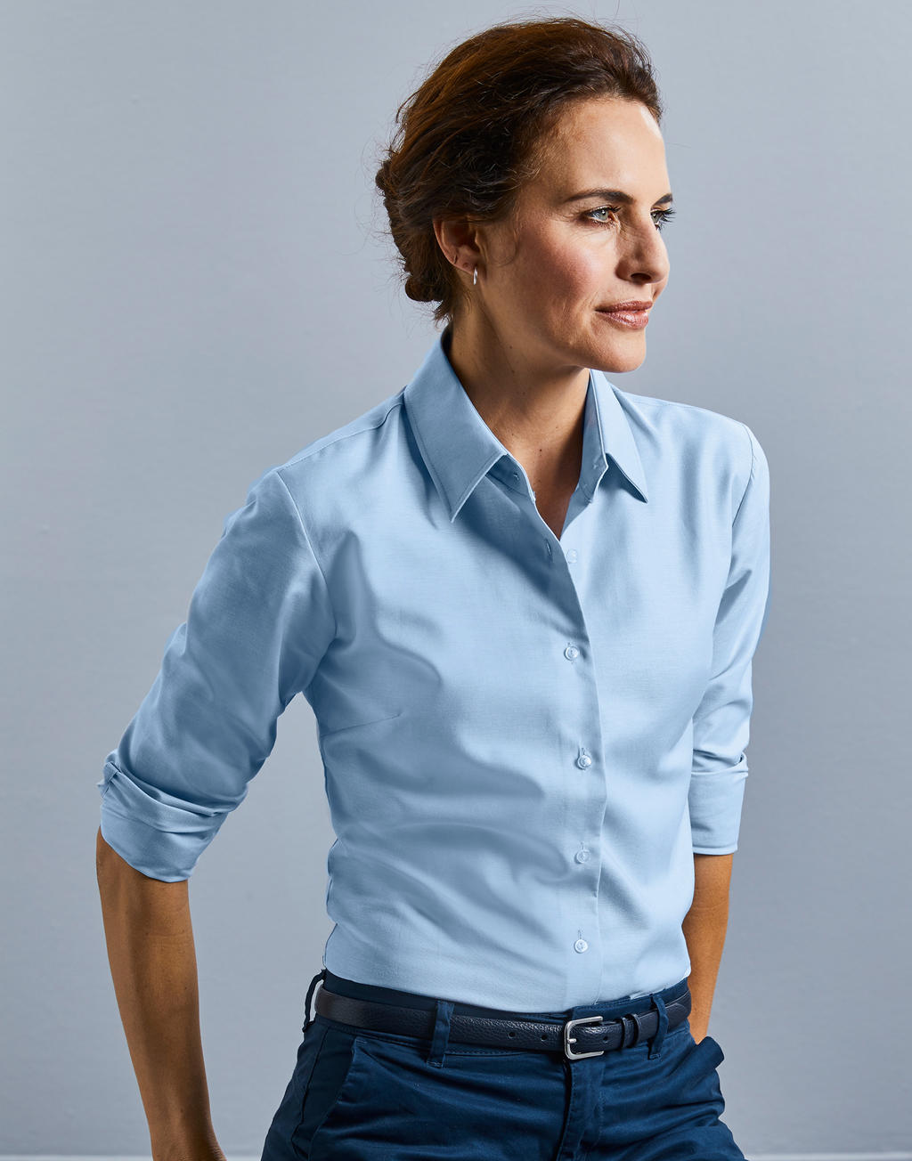 Ladies` Classic Oxford Shirt LS