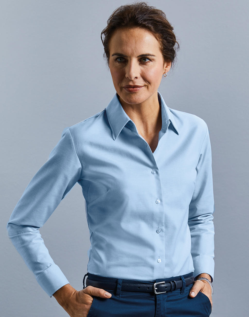 Ladies` Classic Oxford Shirt LS