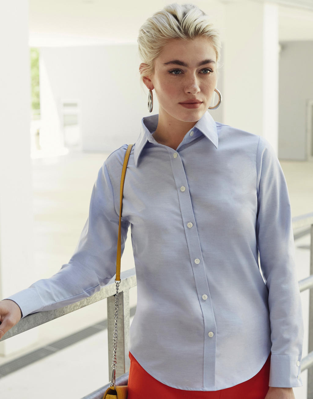 Ladies Oxford Shirt LS