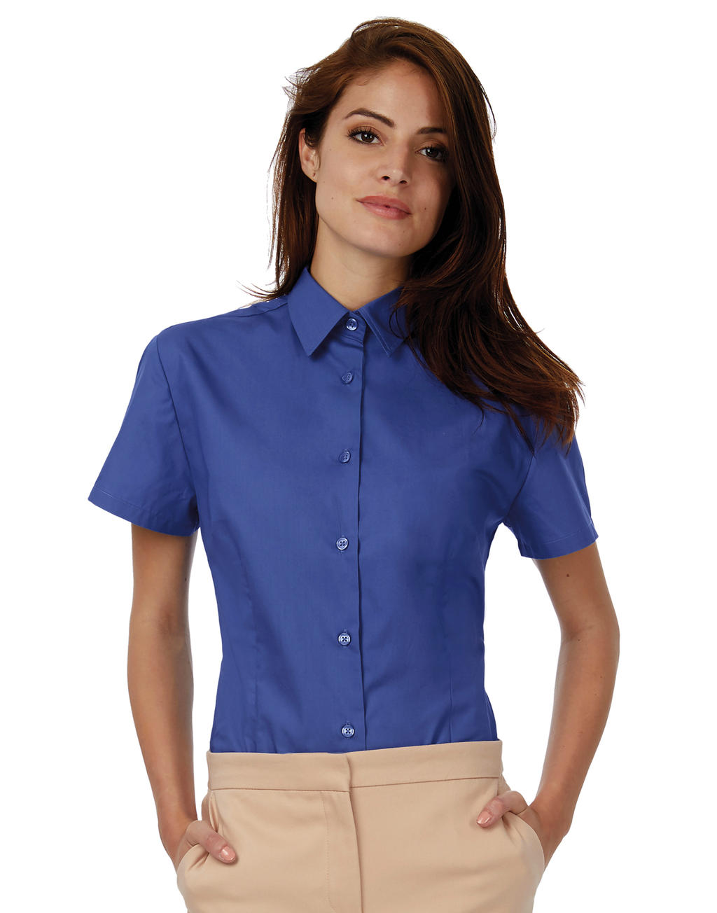 Ladies` Heritage Short Sleeve Poplin Shirt