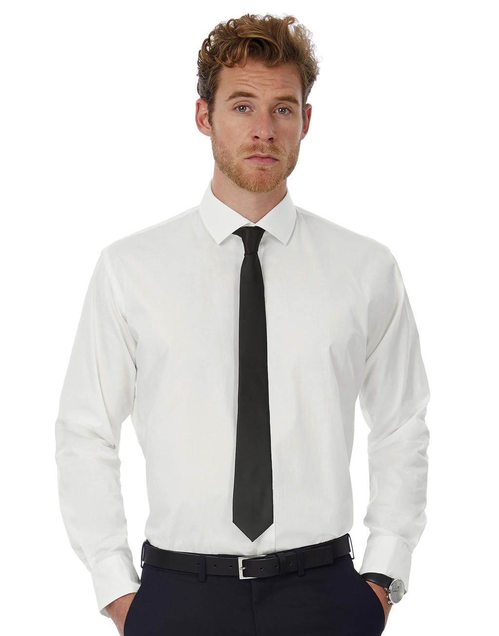 Black Tie LSL/men Shirt