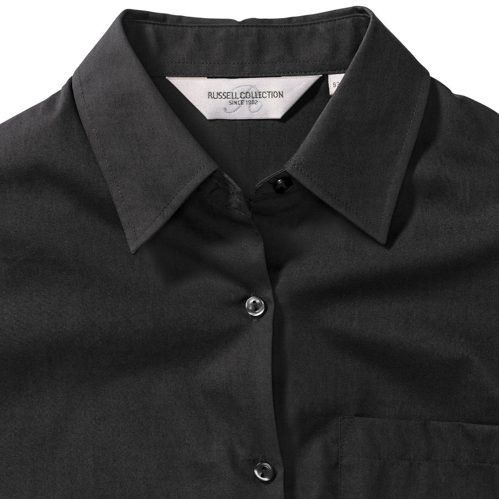 Ladies` Cotton Poplin Shirt LS