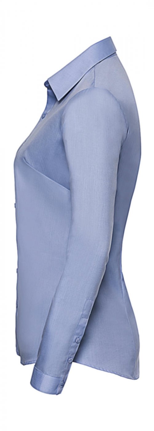 Ladies` LS Herringbone Shirt