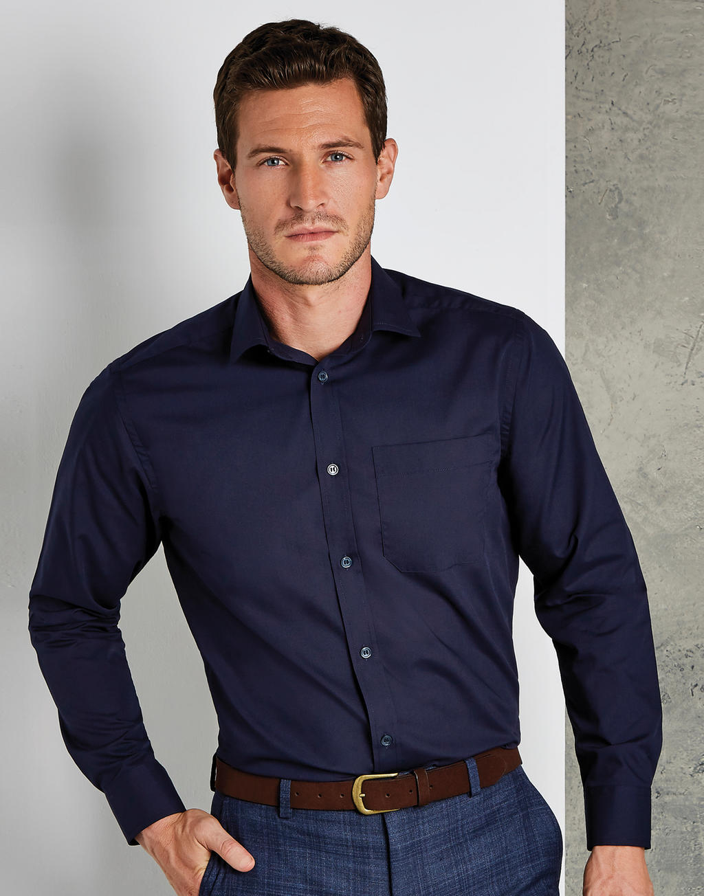 Tailored Fit Poplin Shirt