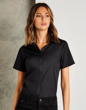 Women`s Tailored Fit Poplin Shirt SSL