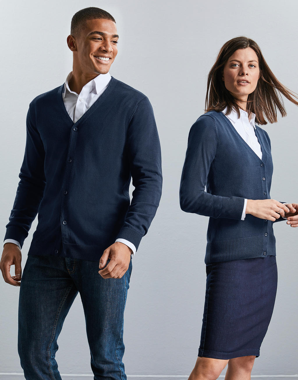 Ladies’ V-Neck Knitted Cardigan