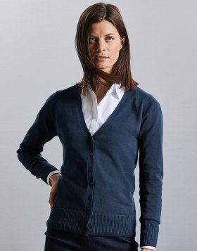 Ladies’ V-Neck Knitted Cardigan