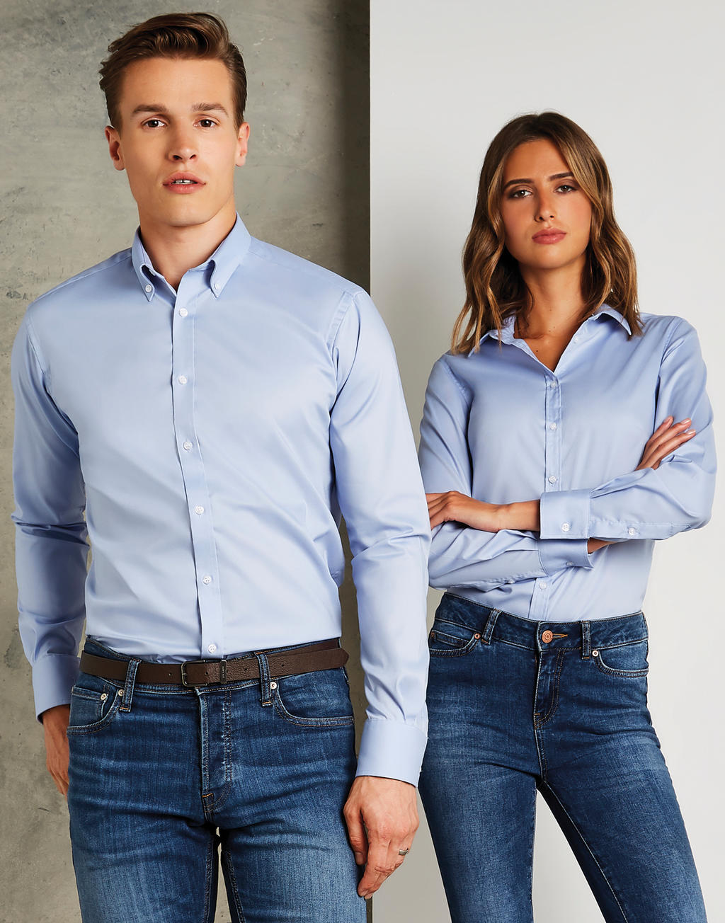 Slim Fit Stretch Oxford Shirt LS