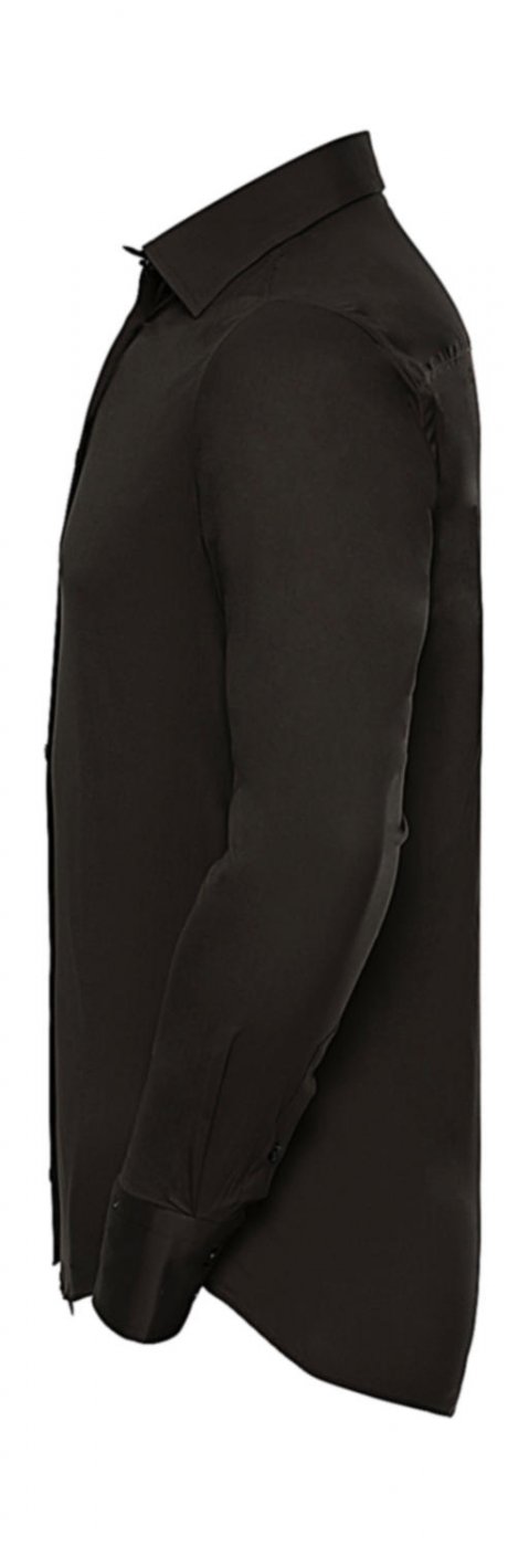 Fitted Long Sleeve Stretch Shirt