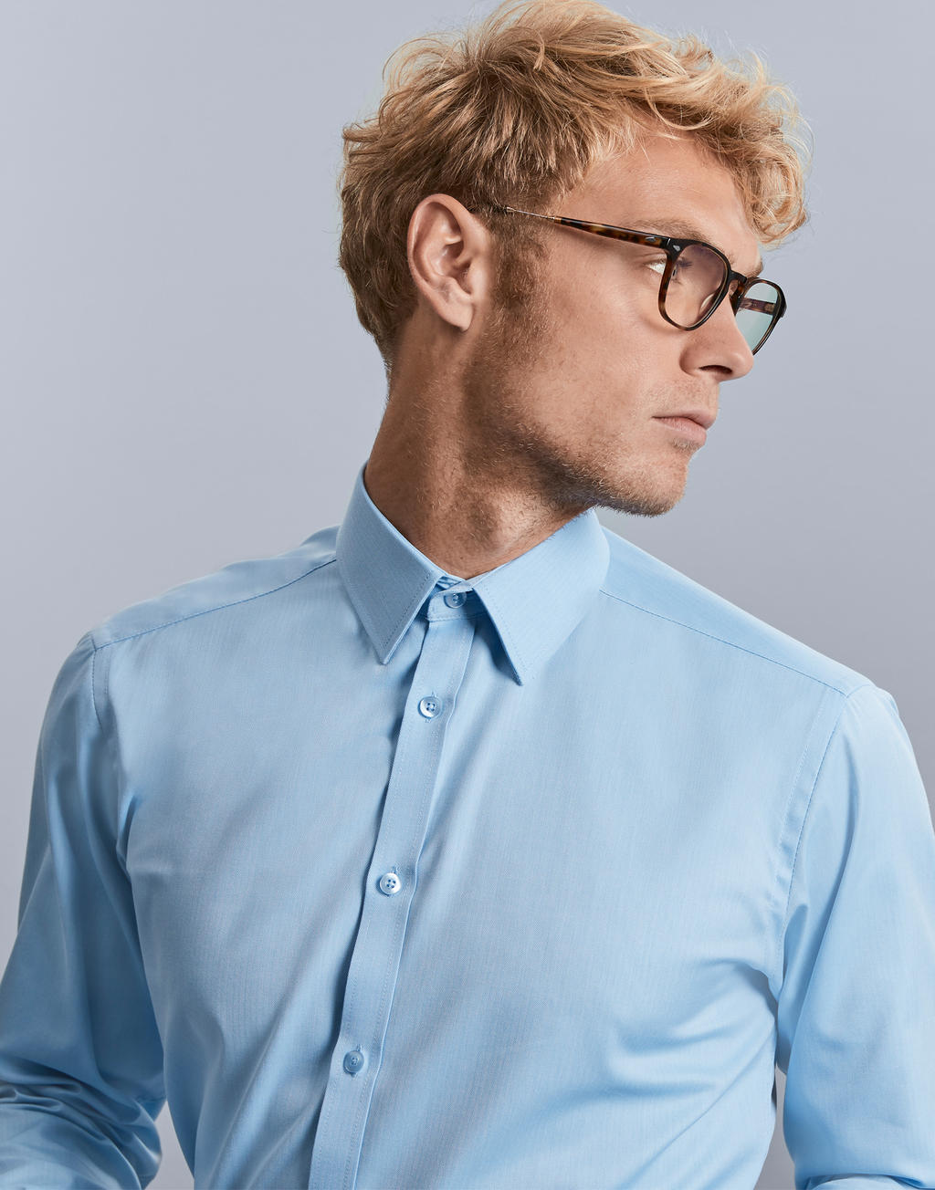 Men`s LS Herringbone Shirt