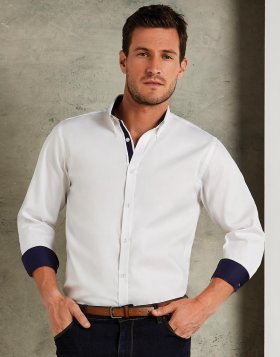 Tailored Fit Premium Contrast Oxford Shirt
