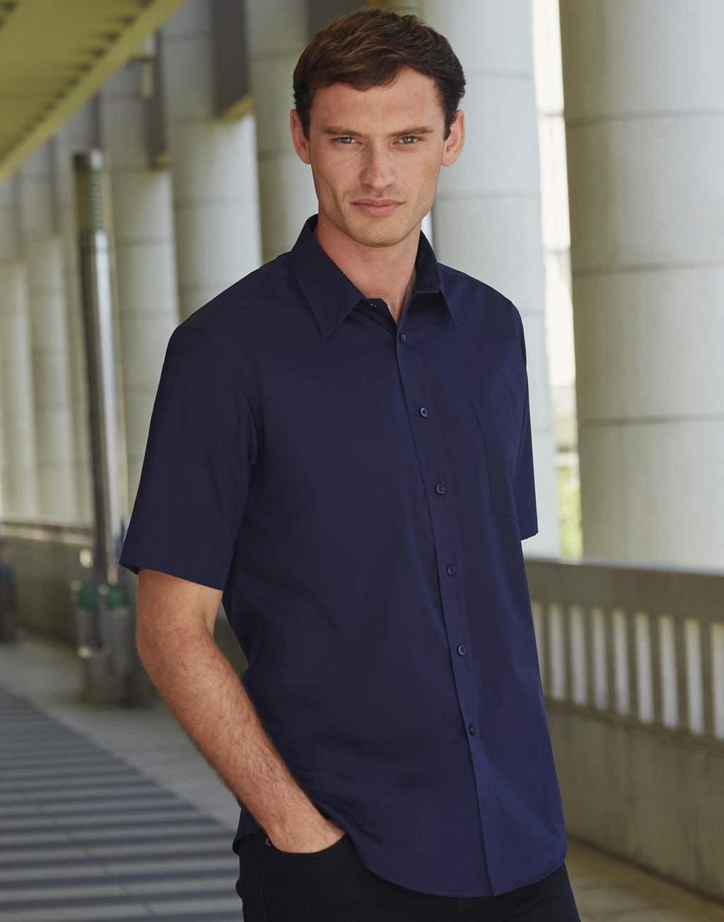 Poplin Shirt Short Sleeve