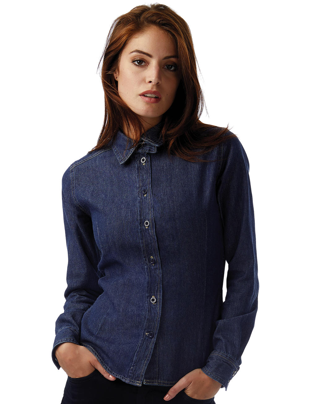 DNM Vision/women Denim Shirt LS