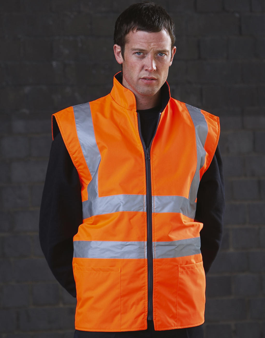 Fluo Fleece Reversible Bodywarmer