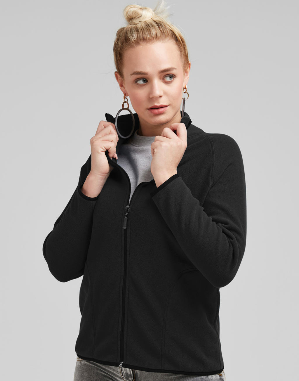Ladies` Full Zip Microfleece