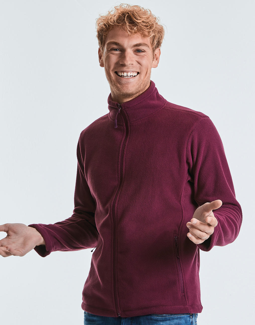 Men`s Full Zip Outdoor Fleece