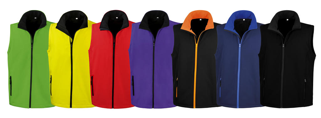 Men`s Printable Softshell Bodywarmer