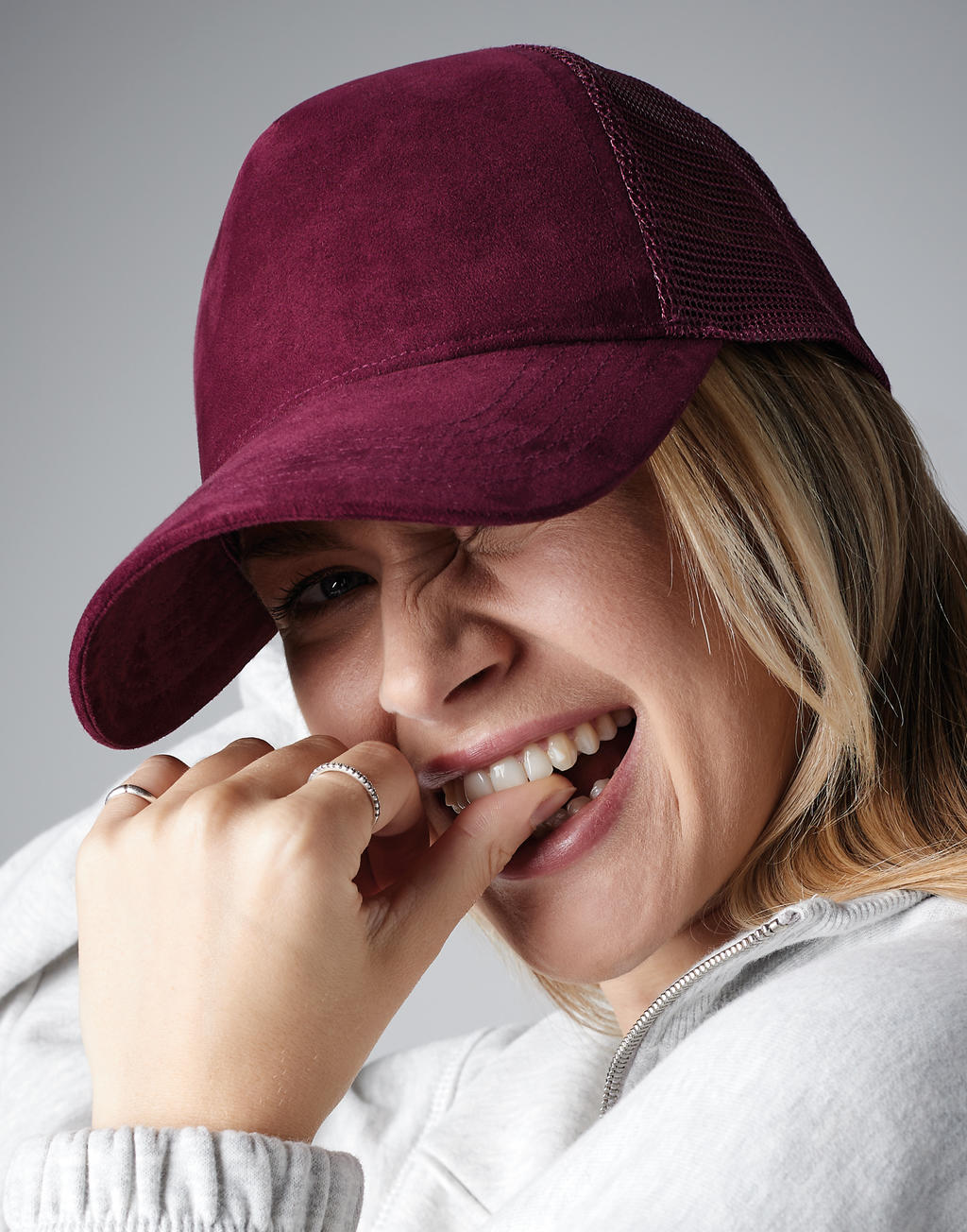 Suede Snapback Trucker