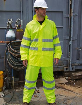 Hi-Vis Waterproof Suit