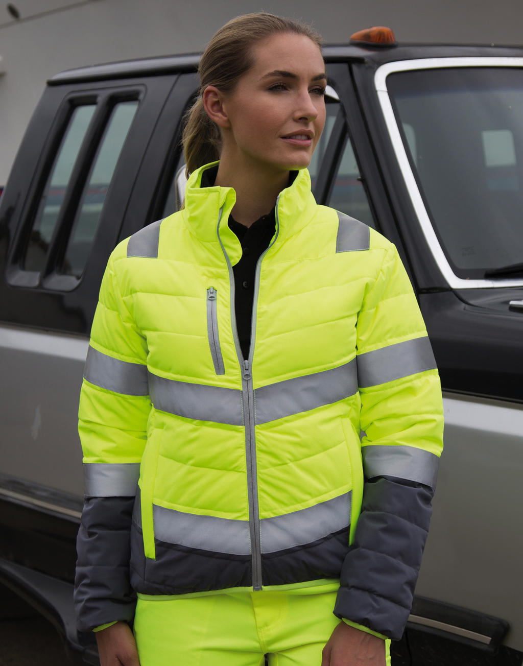 Women`s Soft Padded Safety Jacket