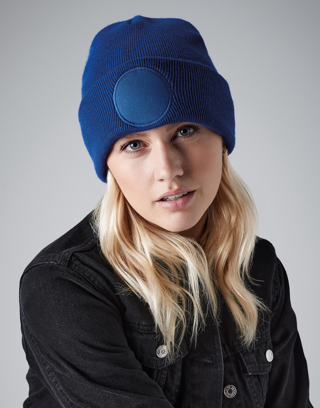 Circular Patch Beanie