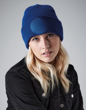 Circular Patch Beanie
