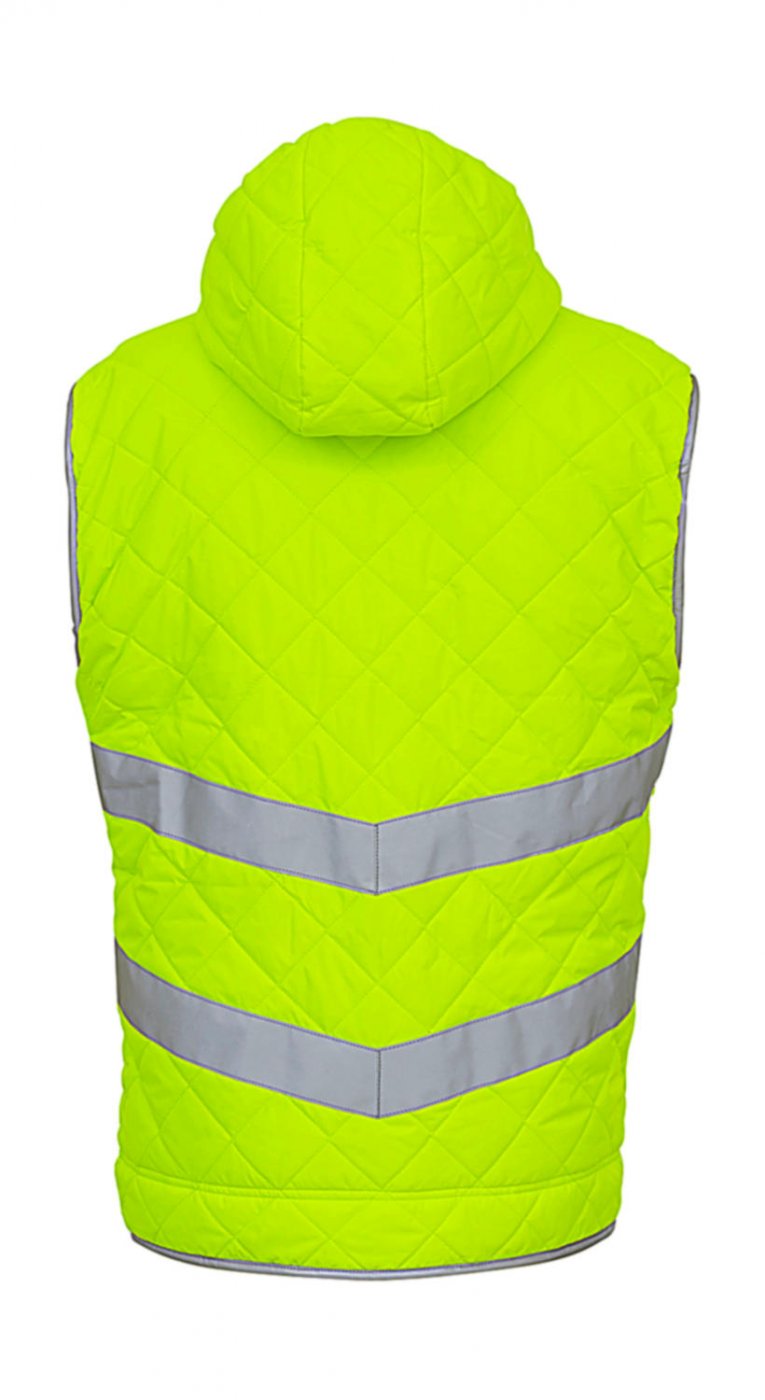 Fluo Kensington Hooded Gilet