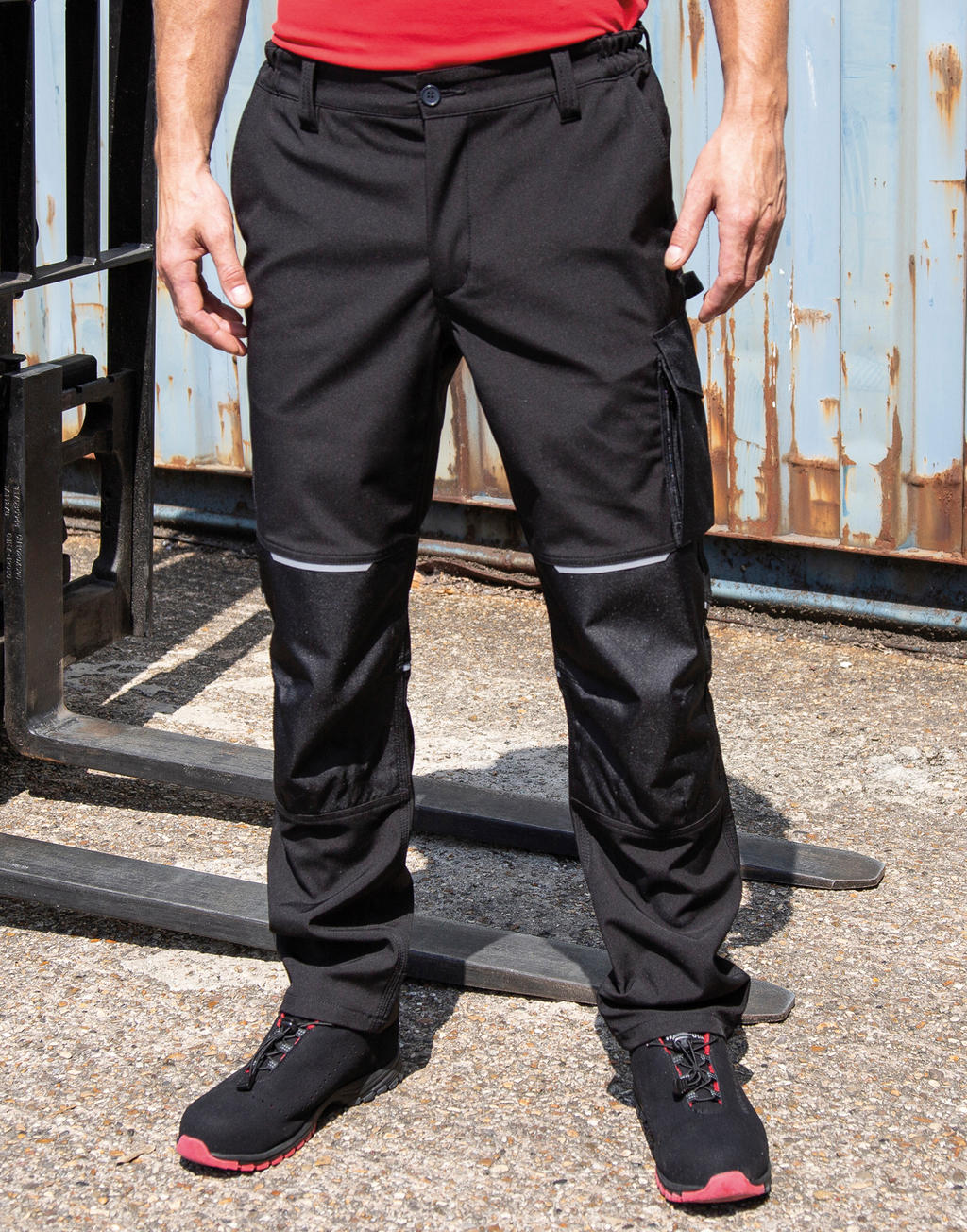 Slim Softshell Work Trousers
