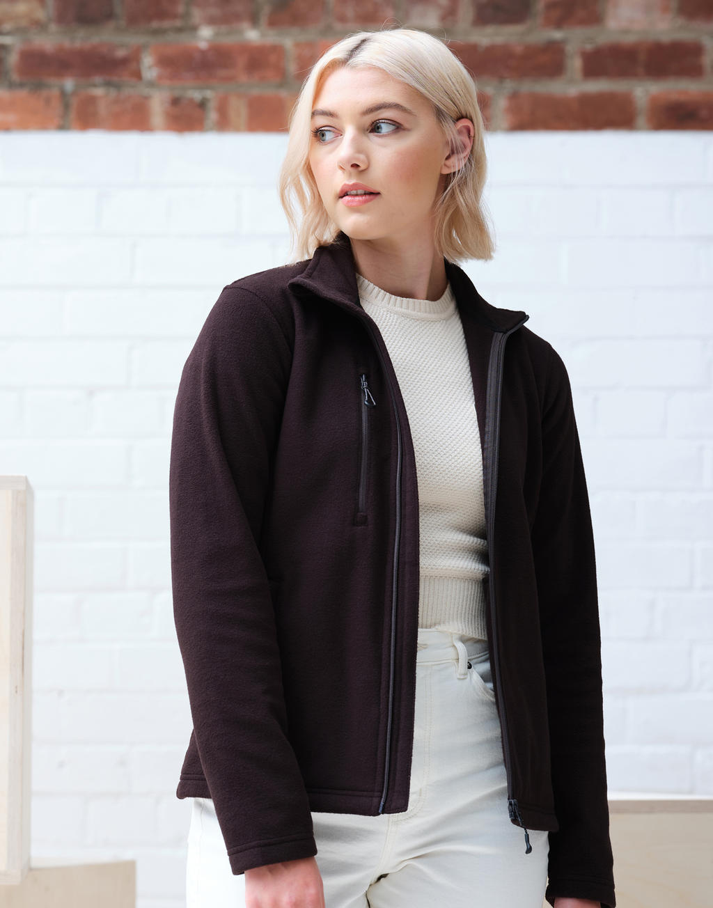 Women`s Honestly Made Recycled Full Zip Fleece