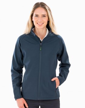 Women`s Recycled 2-Layer Printable Softshell Jkt