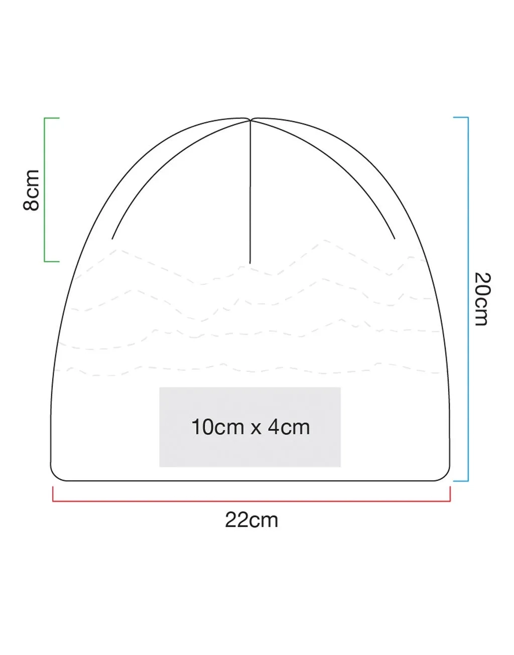 Mountain Peaks Pull-On Beanie