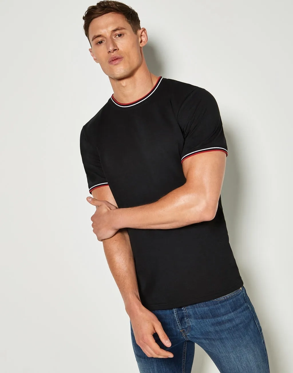 Fashion Fit Tipped Tee