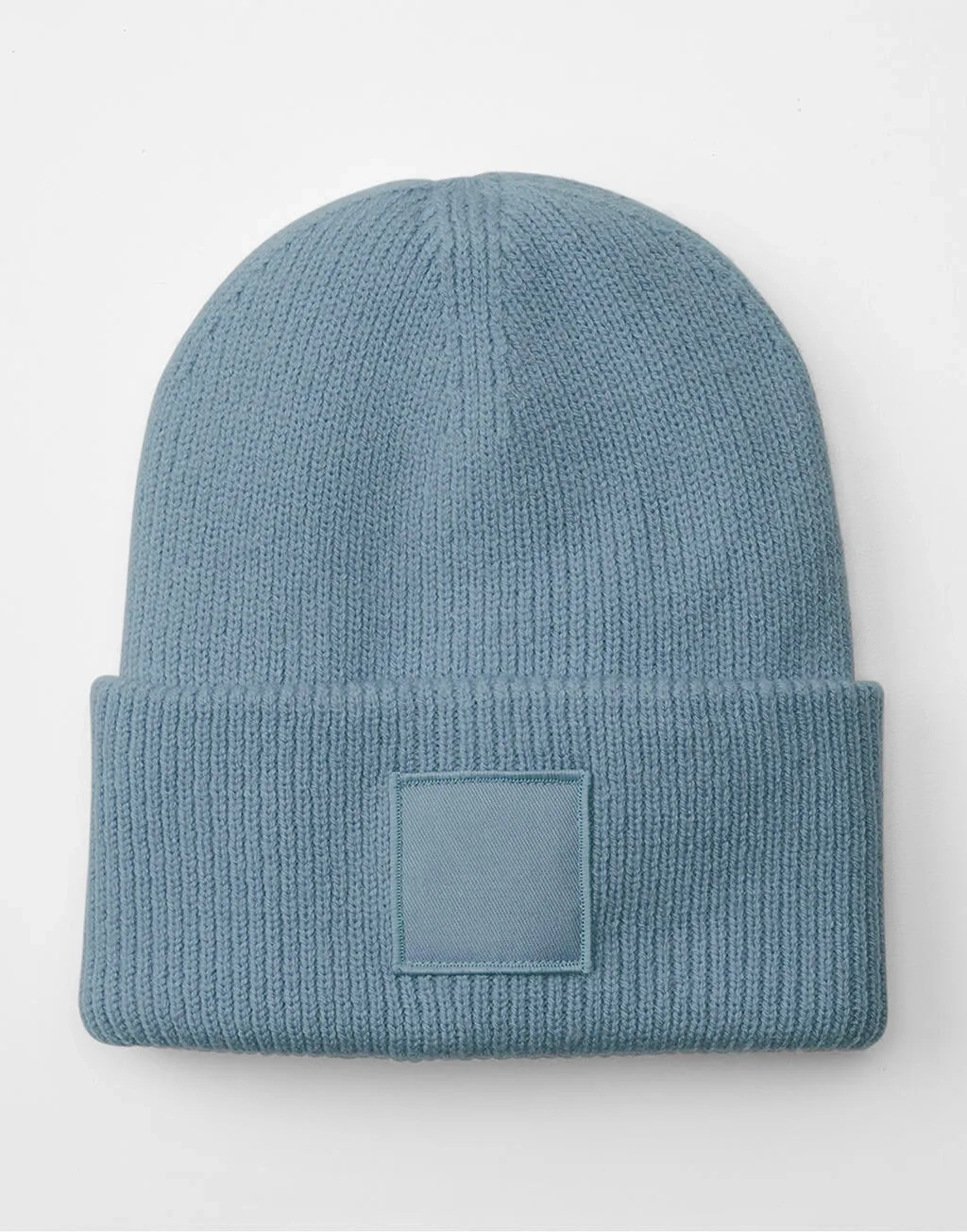 Deep Cuffed Tonal Patch Beanie