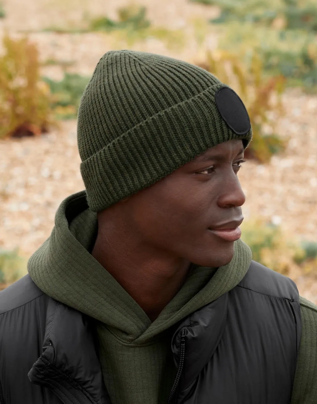 Circular Fashion Patch Beanie