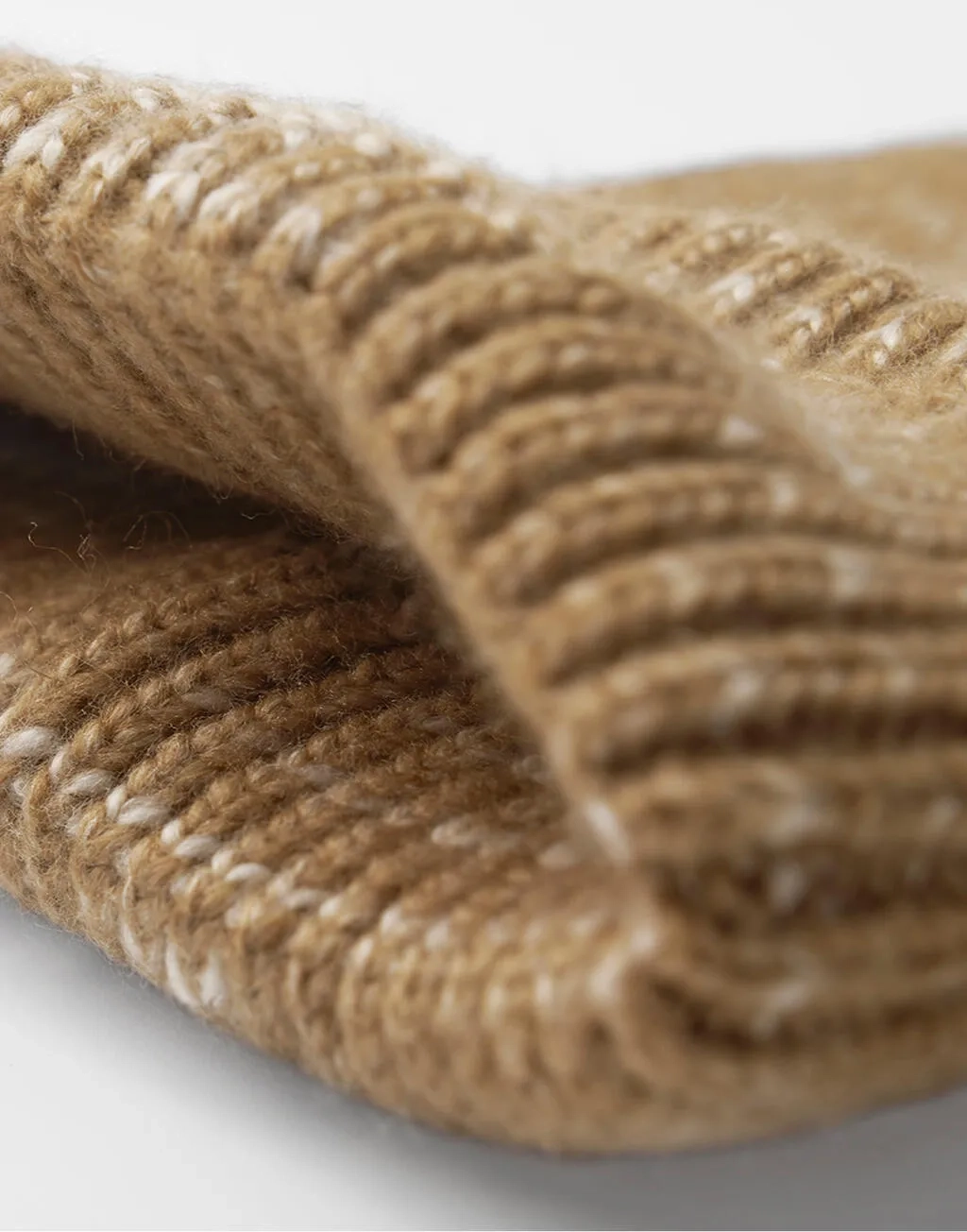 Chunky Knitted Patch Beanie