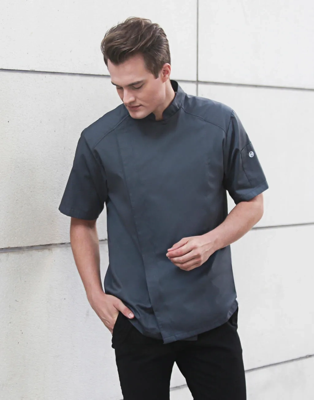 Short-Sleeve Chef Jacket Modern-Look