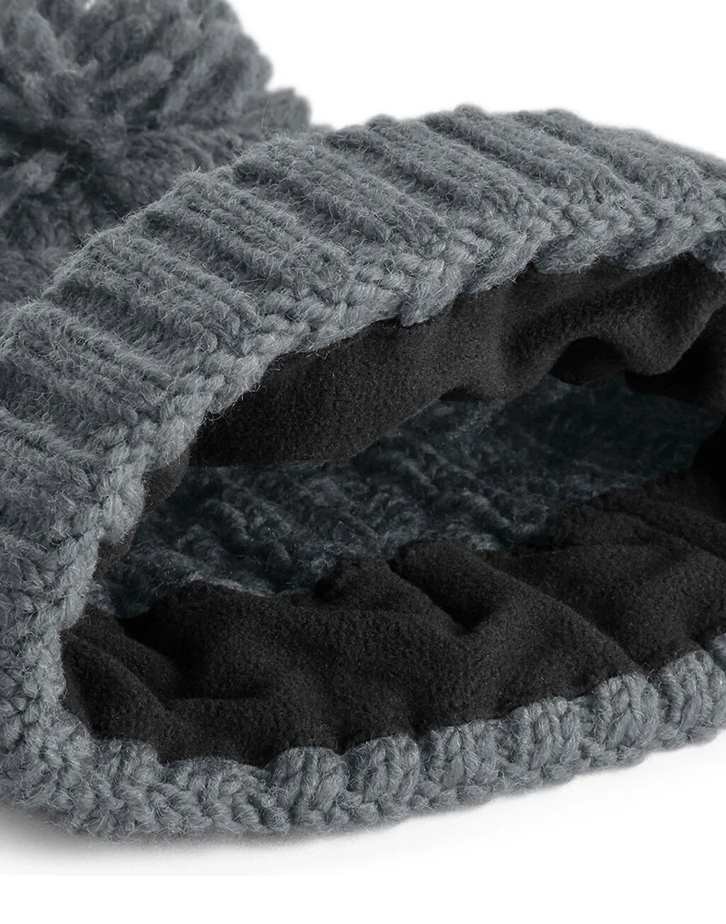 Cable Knit Melange Beanie