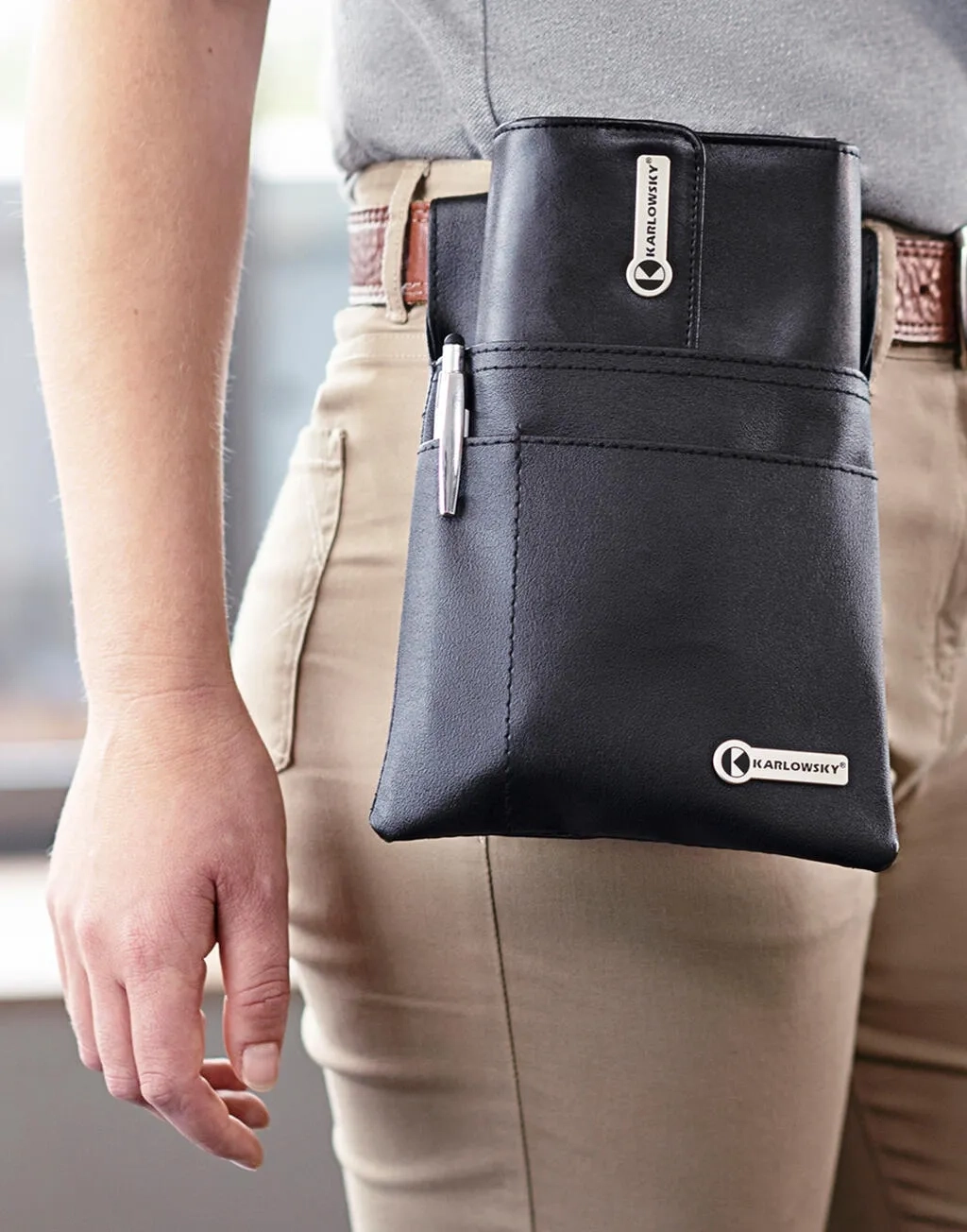 Waiter's Wallet with Press Stud