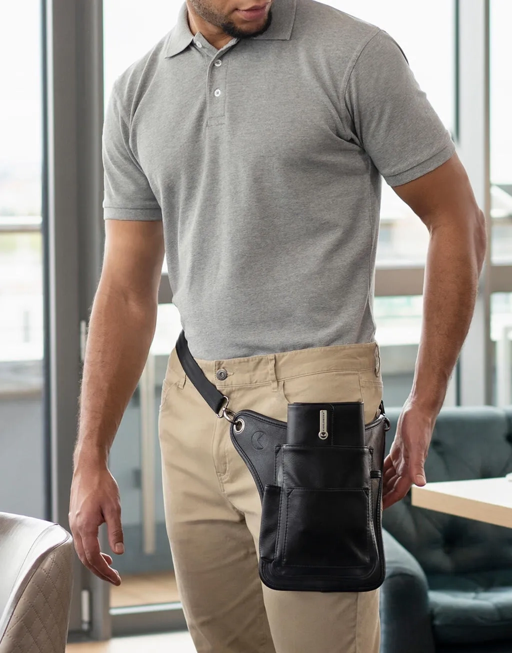 Waiter's Wallet with Press Stud