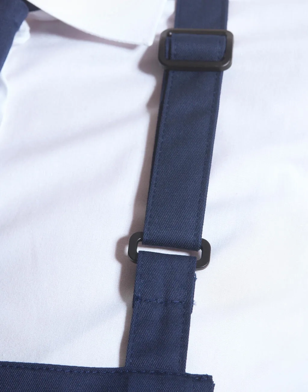 Oversize Bib Apron with Buckle and Pocket<P/>