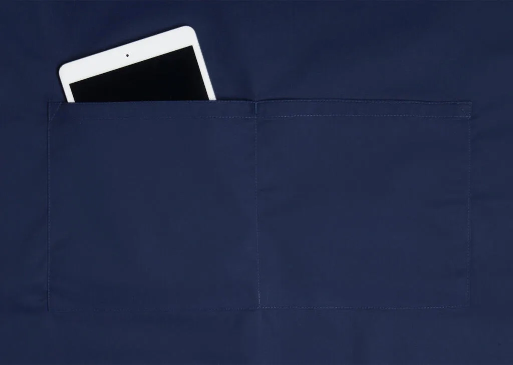 Oversize Bib Apron with Buckle and Pocket<P/>