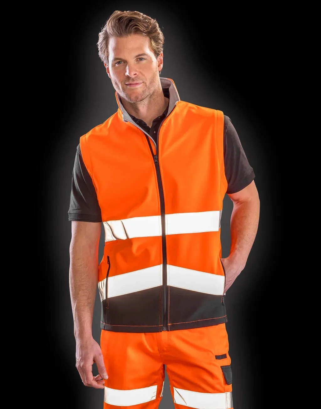 Printable Safety Softshell Gilet