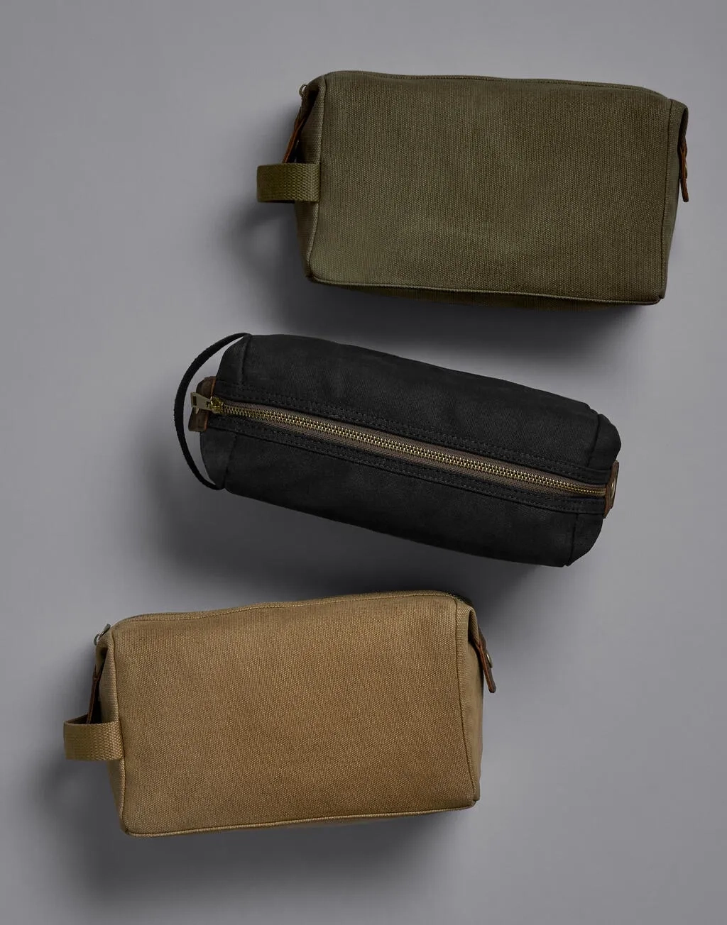 Heritage Waxed Canvas Wash Bag