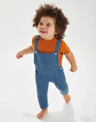 Baby Rocks Denim Dungarees