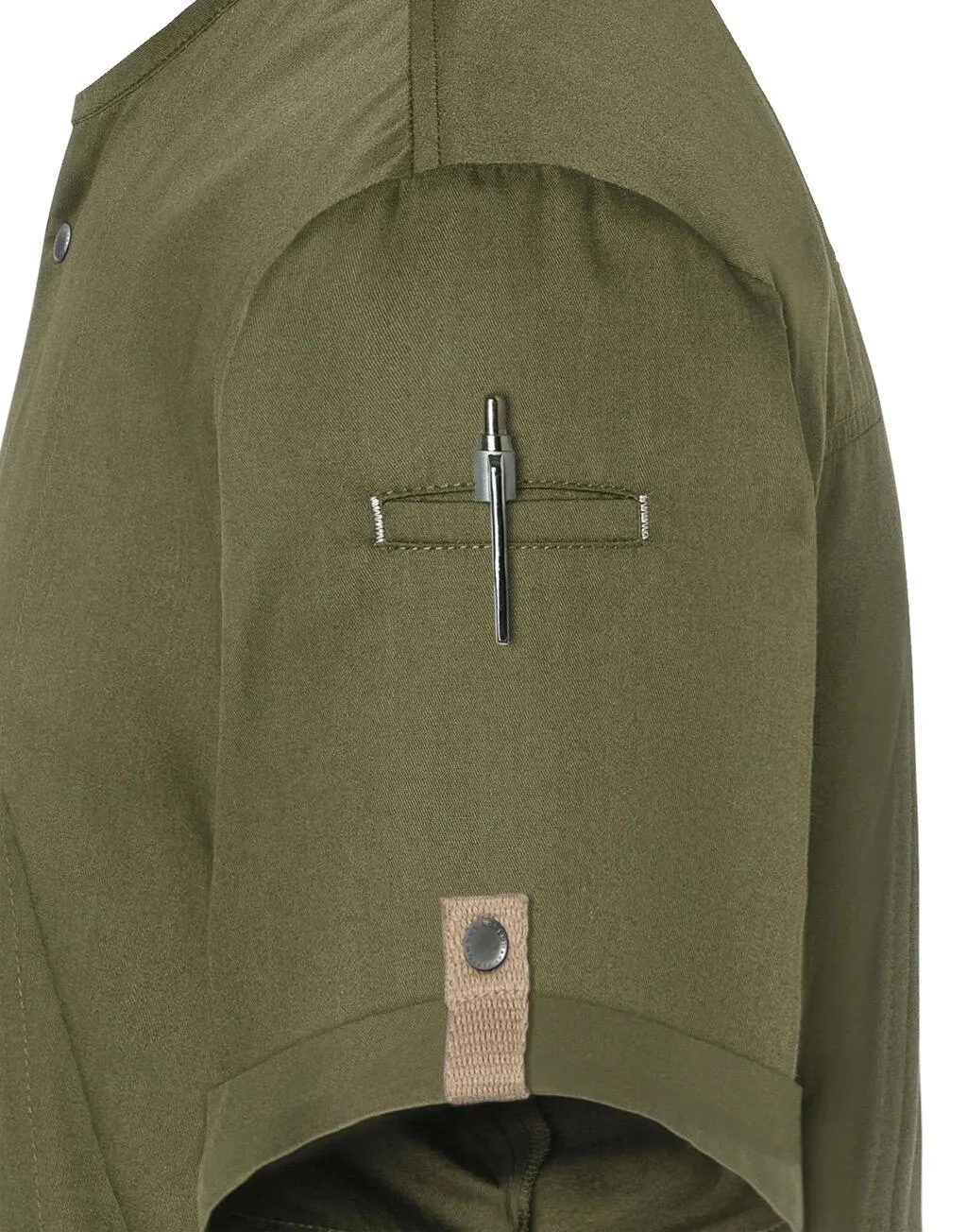 Short-Sleeve Chef Jacket Green-Generation