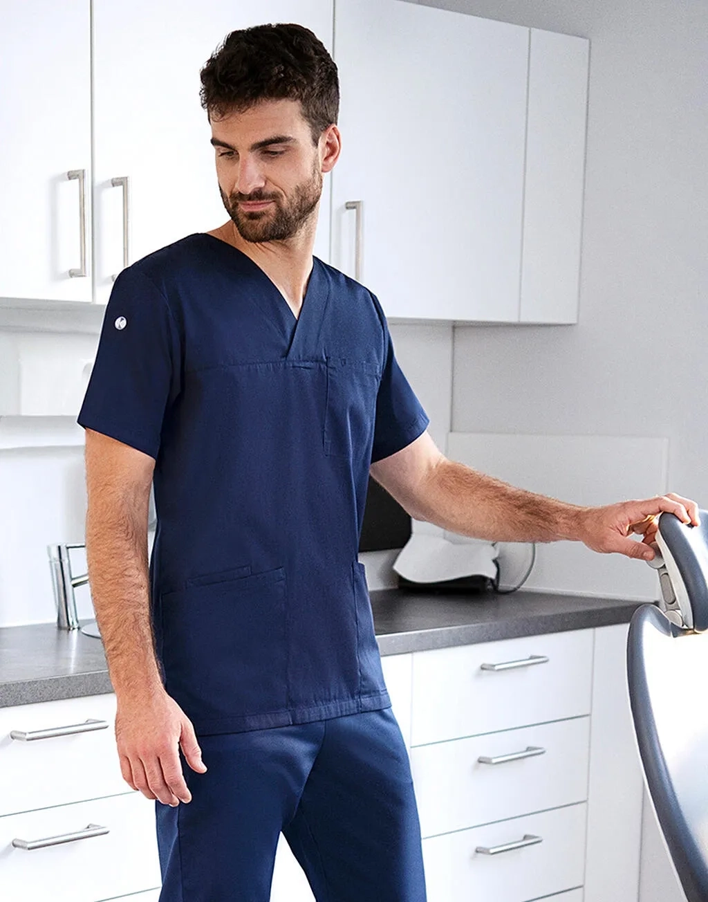 Men's Slip-on Tunic Essential Short Sl.