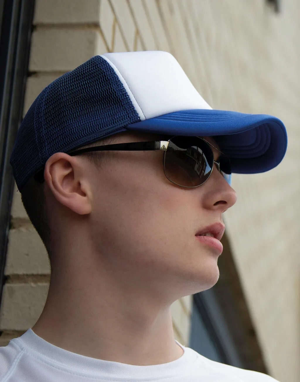 Detroit ½ Mesh Truckers Cap